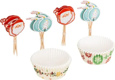 Produktbild von 50 cupcake-kisten 25 weihnachtsspieße - 5 five simply smart