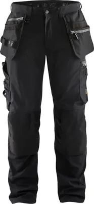 Produktbild von Blakläder® Handwerker Arbeitshose Softshell 1805 2513 in div. Farben, Farbe:schwarz, Größe:62