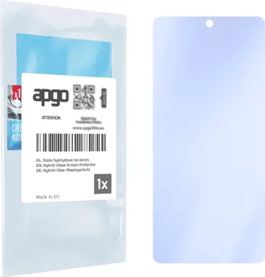 Produktbild von apgo Displayschutzglas für Motorola Edge 30 Pro Bildschirmschutz, 9H Hybrid Schutzglas mit Keramikbeschichtung [Glänzend, Full Glue]