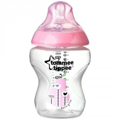 Produktbild von Tommee Tippee 42250287 Closer TO Nature PP Bottle 260ML Baby-Flasche + Sauger, 260ml Fassungsvermögen, -frei