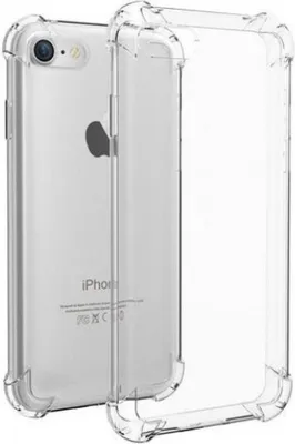 Zdjęcie produktu dla Etui Jumada's do iPhone 7/8: odporne na wstrząsy i pęknięcia – silikon TPU, przezroczyste