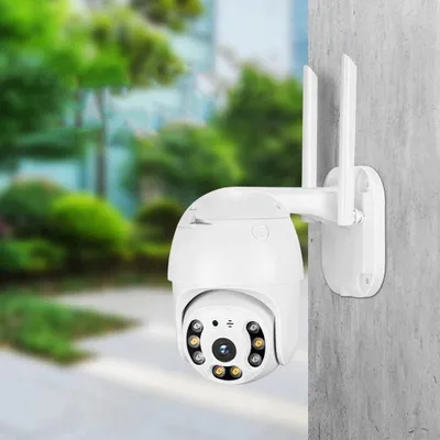 Image de Caméra IP Extérieure V380 PTZ WiFi Détection Mouvement 5MP