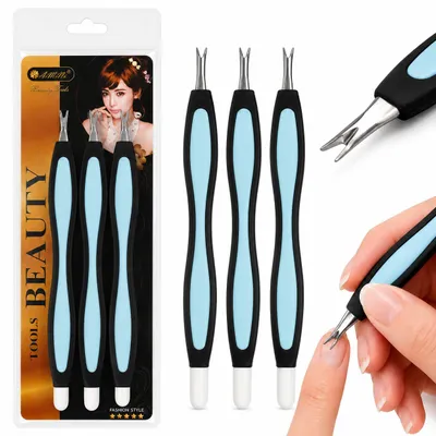 Produktbild von Set Raspel Nagelhauttrimmer Maniküre blau