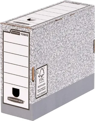 Immagine prodotto di Sistema di scatole per archivio Bankers Box 1080001 grigio/bianco