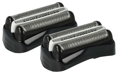 Produktbild von vhbw 2x Scherköpfe Ersatz für Braun 32B, 32S für Elektrorasierer, Schwarz