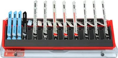Produktbild von Kreator Stichsägeblätter 20 x Stichsägeblatt Satz T-Schaft Holz Metall Keramik passt auf Powerplus, Makita, Bosch- T-Schaft universal