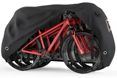 Image de Housse de protection pour vélos, adaptée à 2-3 vélos, dimensions 221x119x119 cm, tissu 420D, imperméable, protection UV