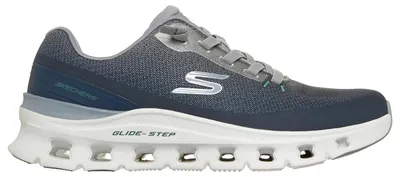 Obrázek produktu pro Pánské boty Skechers Glide Step Pro Waverra, model bez zapínání, barva: tmavě modrá/šedá, velikost: 48,5 EU