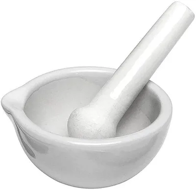 Produktbild von Famanu Mini Mörser und Stößel - kompakte Größe Ø 8 cm