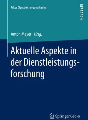 Produktbild von Aktuelle Aspekte in der Dienstleistungsforschung