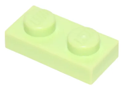 Produktbild von Lego® 10x 1x2 Platten 3023 - Plate Gelbgrün - Yellowish Green