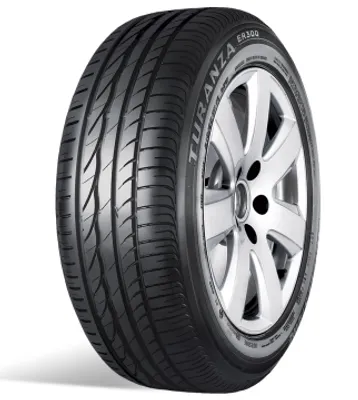 Produktbild von Bridgestone Turanza ER300 RFT 245/45 R18 96Y, Sommerreifen  fÃ1/4r Pkw, Notlaufeigenschaft, Rollwiderstand F, Nasshaftung A, 72 dB externes Rollgeräusch