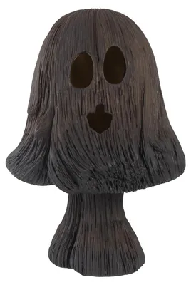Produktbild von Halloween-Pilzlampe, gruselige Geisterpilz-Nachtlampe, Tischlampe aus Kunstharz mit warmem Licht für Kaminsims, Regal oder Tischdekoration im Innenbereich