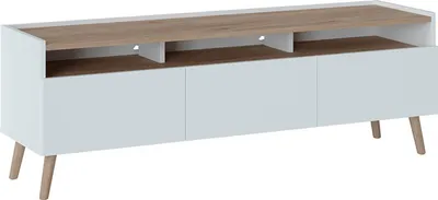 Immagine prodotto di Mobile TV basso Scandi 149x41x51cm bianco Jackson Hickory