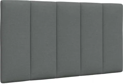 Obrázek produktu pro Polštář na čelo postele Hanko tmavě šedý 90 cm textil