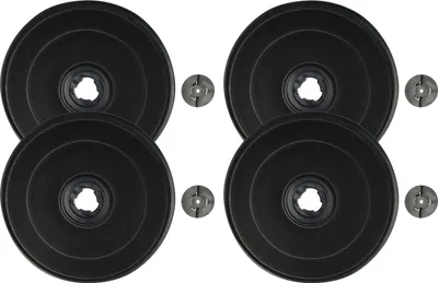 Produktbild von vhbw 4x Aktivkohlefilter kompatibel mit Zanussi ZHT600W, ZHT600X, ZHT610N, ZHT620N, ZHT620W, ZHT610W, ZHT620B, ZHT600B Dunstabzugshaube - 2,3 cm