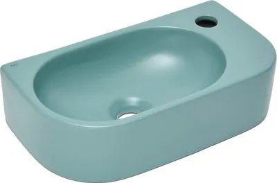 Immagine prodotto di SAT Infinitio lavamani Bacinella sospesa 40x21,5 cm senza troppopieno, verde opaco