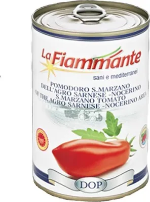 Produktbild von Geschälte Tomaten San Marzano La Fiammante 12 X 400 Gr