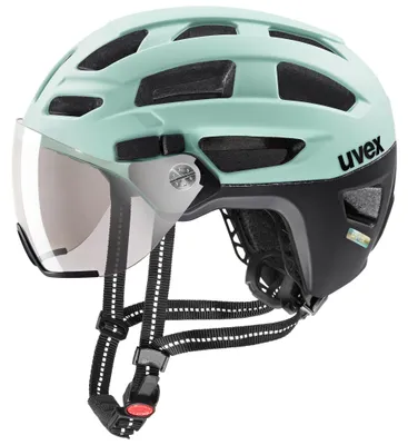 Produktbild von uvex Finale Visor Fahrradhelm, Jade-Black matt, 52-57 cm