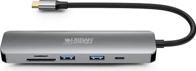 Image de Hub Hubee USB C to USB C 100W+2 USB A+2 SD+HDMI 4K