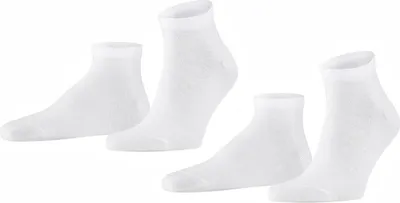 Produktbild von 2er Pack FALKE Happy Sneakersocken Herren white 39-42