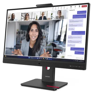 Produktbild von Lenovo ThinkVision T27QD-4v Monitor, 68,6 cm (27"), 2560 x 1440 Pixel, Quad HD, LCD, 6 ms, Schwarz