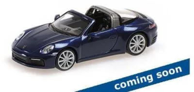Produktbild von Minichamps 1:87 PORSCHE 911 (992) TARGA 4 - 2020 - BLUE METALIC 870069060