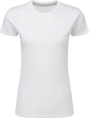 Produktbild von SG SGTee F | Ladies' Perfect Print Tagless Tee - Damen T-Shirt - Farbe: White - Größe: XL