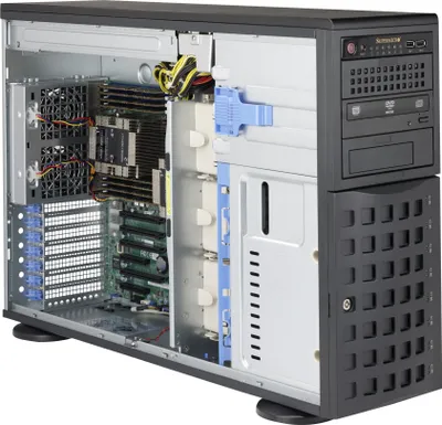 Obrázok produktu pre Super Micro CSE-745BAC-R1K23B-SQ Server Geh Super Micro 4U/2x1200W/8x3.5" 745BAC-R1K23B-SQ