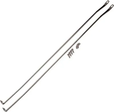 Obrázok produktu pre Karoséria vzpera motorového priestoru nerezová vzpera mriežka Kentrol Jeep Wrangler TJ 96-06