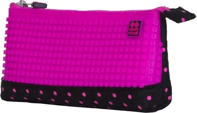 Produktbild von beutel mit Silikonseite 20 cm fuchsia/schwarz