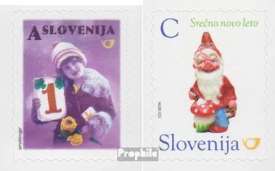 Produktbild von Briefmarken Slowenien 2013 Mi 1037-1038 (kompl.Ausg.) postfrisch Neujahr