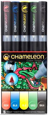 Produktbild von Chameleon Primary Tones Schattierungsmarker Primary Tones 5 Stck
