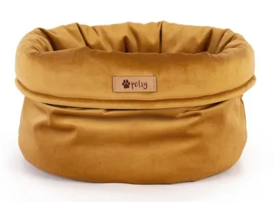 Image de Panier à chien "BASKET" ROYAL Ø 40 cm or