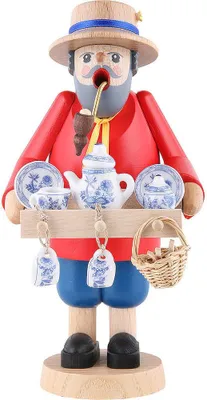 Produktbild von Porzellanhändler (18cm) Räuchermann von Richard Glässer