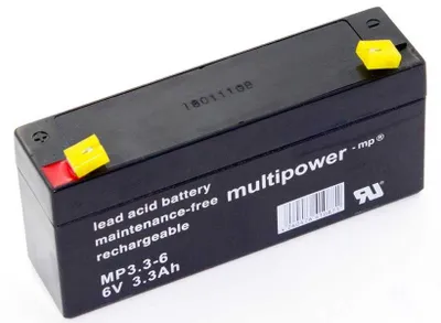 Produktbild von Multipower Bleiakku MP3.3-6 - 6V 3,3Ah