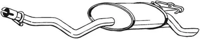 Zdjęcie produktu dla Tłumik tylny Bosal 175-347