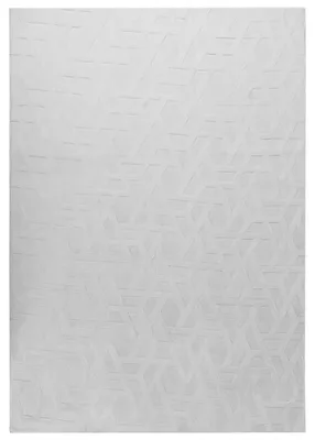 Obrázek produktu pro BELIANI Koberec světle šedý tkanina 160 x 230 cm žakárový ručně všívaný obdélníkový dekorativní koberec