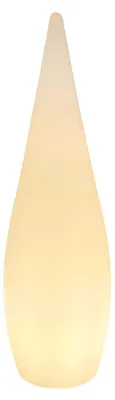 Produktbild von RGB LED Steckleuchte, Tropfen-Design, weiß, H 80 cm