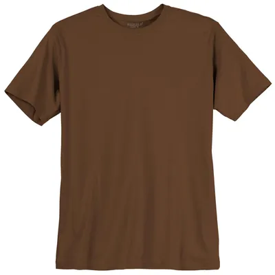 Produktbild von Redfield Basic T-Shirt braun Übergröße