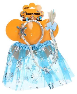 Image de Ensemble Carnaval - Jupe Princesse Bleue Avec Bandeau