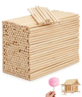 Holzstäbchen, 100 Stk., 3 x 300 mm, glatt, für Basteln & Modellbau