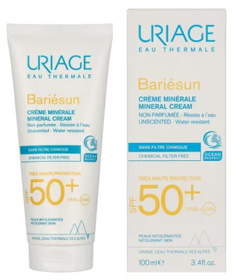 Produktbild von Uriage Creme Uriage Bariésun Crème Minérale SPF50+ 100ml