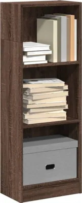 Produktbild von "2026 Promotion" Bücherregal - Standregal - Aktenregal - Braun Eichen-Optik 40x24x109 cm - Holzwerkstoff - Wohnzimmerschrank CC31866