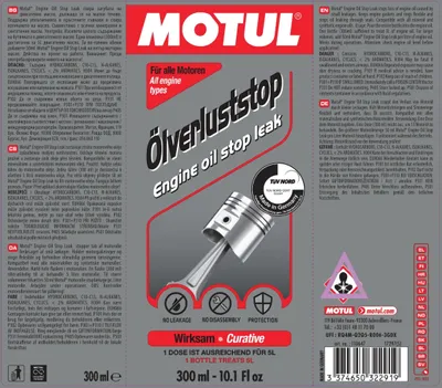 Produktbild von MOTUL Ölverluststop 300 ml für 4-Takt Benzin- und Dieselmotoren