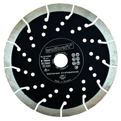 Immagine prodotto di wolfcraft 1 disco da taglio diamantato Ø 125 x 22,2 mm