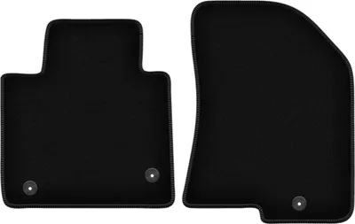 Immagine prodotto di Wielganizator Tappetini anteriori in velluto per Kia Carens IV (2013-2018, minivan 7 posti) neri, set 2 pz, con fissaggi