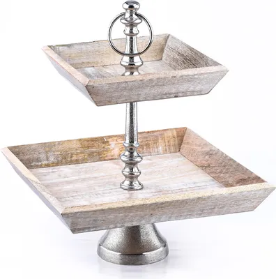 Image de Vintage 2 étages Fruit Etagere Ansgar Corner