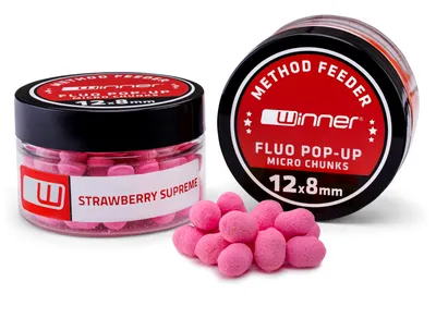 Image de Method/Feeder Fluo Pop-Up Micro Chunks 20g Jahoda Supreme