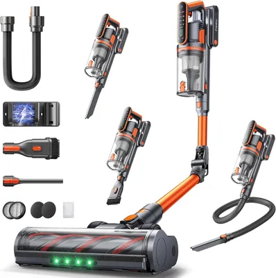 Immagine prodotto di Aspirapolvere senza fili - Aspirapolvere a bastone - Aspirapolvere senza sacco - Aspirapolvere cordless - Aspirapolvere portatile